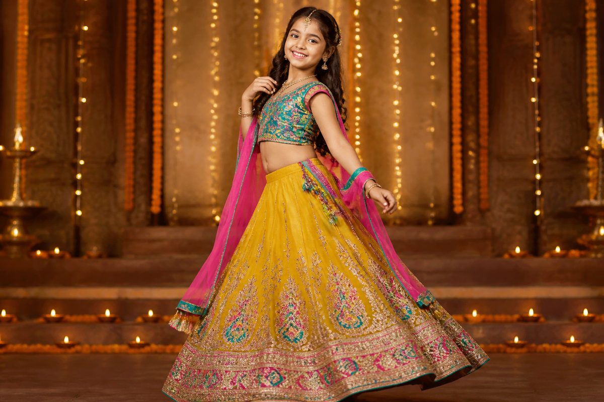 Indian girl ethnic wear