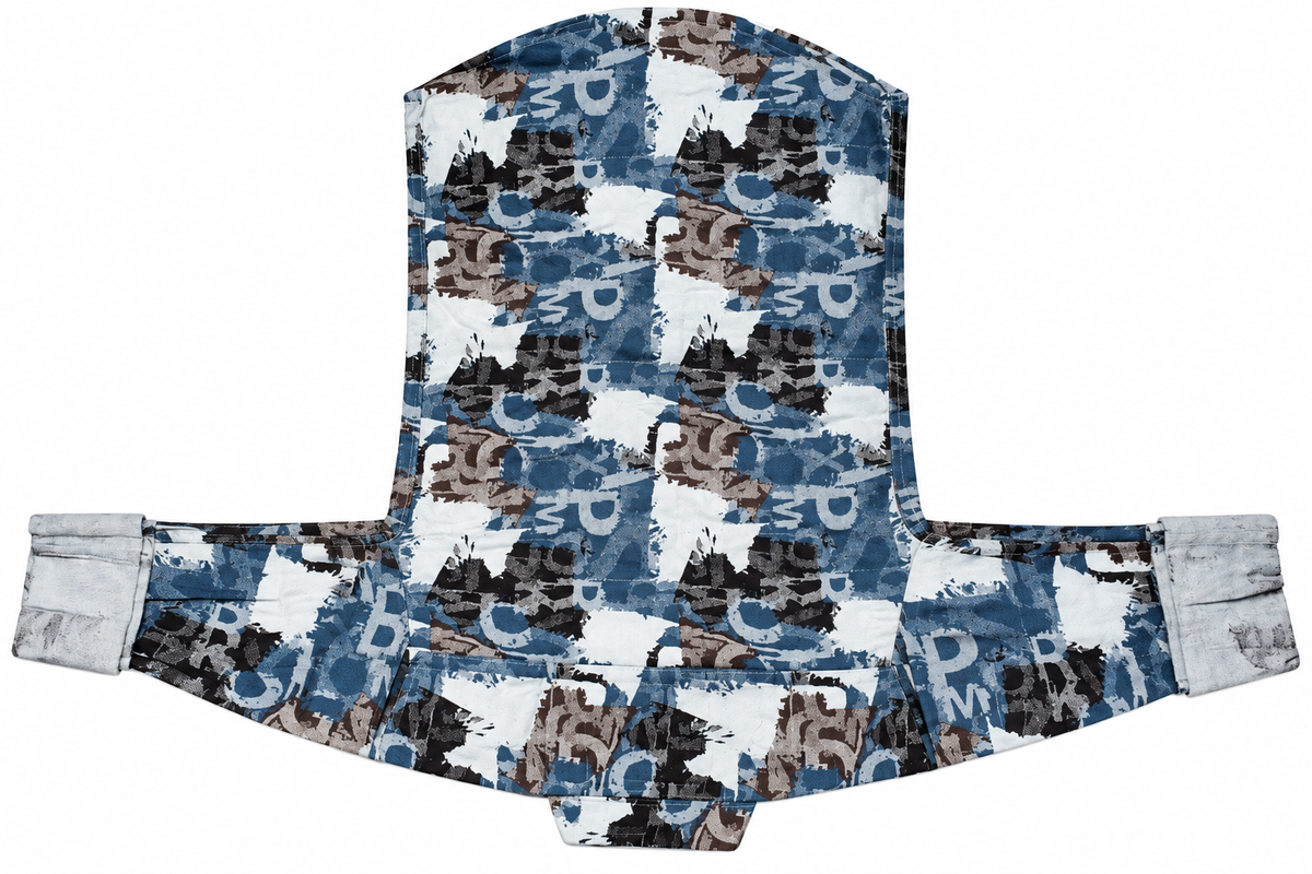 Boys Blue Printed Casual Shirt